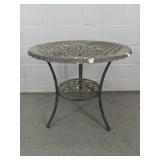 Solid Metal Patio Table