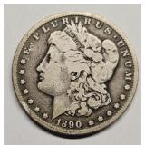 1890 Cc Morgan Silver Dollar