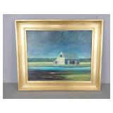 Framed Original Oil By Winch Framed Original Oil By Winch