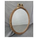 Ornate Oval Haging Wall Mirror