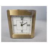 Tiffany & Co Heavy Brass Desk Clock Tiffany & Co Heavy Brass Desk Clock
