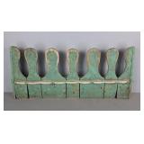 Unusual Shabby Carved Wood Decor Piece Unusual Shabby Carved Wood Decor Piece