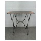 French Style Shabby Iron Table