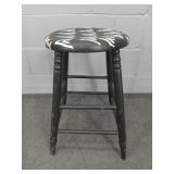 Painted Solid Wood Stool