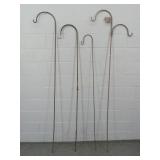 4x The Bid Shepherd Hook Plant Hangers 4x The Bid Shepherd Hook Plant Hangers