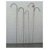 4x The Bid Shepherd Hook Plant Hangers