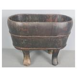 Old Chinese Wooden Foot Bath