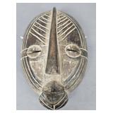 13" African Wood Tribal Face Mask