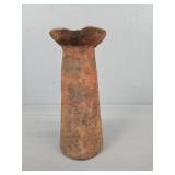 Antique 9' African Terra Cotta Pot - Chip On Rim Antique 9' African Terra Cotta Pot - Chip On Rim