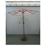 Patio Umbrella W/ Heavy Base - Preowned