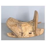 Vintage Wooden Horse Saddle Decor