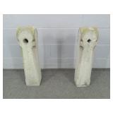 2x The Bid Antique Concrete Fence Pillars 2x The Bid Antique Concrete Fence Pillars