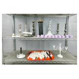 Large Lot Candle Sticks And Candles Large Lot Candle Sticks And Candles