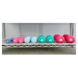 Large Lot Assorted Neoprene Dumbbells Large Lot Assorted Neoprene Dumbbells