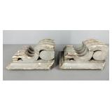 2x The Bid Shabby Italianate Wood Brackets 2x The Bid Shabby Italianate Wood Brackets