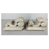 2x The Bid Shabby Italianate Wood Brackets