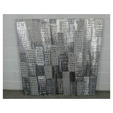 Naked City Large Urban Cityscape Oil On Canvas Naked City Large Urban Cityscape Oil On Canvas
