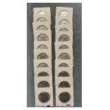 Lot Of 20 - 1964 Bu Silver Kennedy Half Dollars Lot Of 20 - 1964 Bu Silver Kennedy Half Dollars