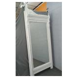 Huge Victorian Pier Mirror Distressed