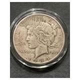 Rare 1934 S Peace Silver Dollar