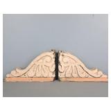 Pair Of Antique Architectural Wooden Brackets Pair Of Antique Architectural Wooden Brackets