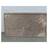 Franklin Cast Iron Fire Place Back Panel