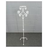 Painted Wrought Iron Candle Stand - Floor Standing