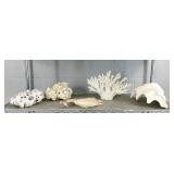 5 Pc Assorted Coral / Shell Decor