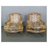 2x The Bid Louis Xv Style Bergere Chairs