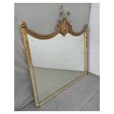 Antique Gilded Wall Mirror Antique Gilded Wall Mirror