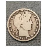 1897 Barber Half Dollar 1897 Barber Half Dollar