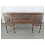 Antique Solid Walnut Buffet Antique Solid Walnut Buffet