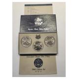 1984 P D S Olympic Uncirculated Silver Dollars 1984 P D S Olympic Uncirculated Silver Dollars