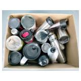 Large Lot Of Portable Coffee Mugs Large Lot Of Portable Coffee Mugs