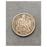 1884 Liberty Seated Love Token