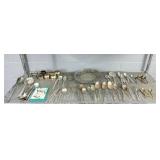 Large Lot Of Vintage Silver Plate Flatware Large Lot Of Vintage Silver Plate Flatware