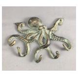 Cast Iron Octopus Decor - Wall Hooks