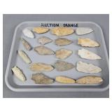 Lot Of 19 Native American Arrowheads Lot Of 19 Native American Arrowheads