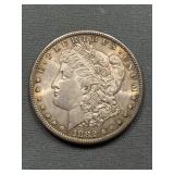 1882 S Morgan Silver Dollar Toned High Grade