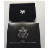 1994 Silver Premier Proof Set