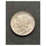 High Grade 1945 Mercury Dime