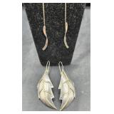 2 Pair Sterling Pierced Earrings Total Weight 2 Pair Sterling Pierced Earrings Total Weight