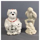 1979 Cara Creations Cookie Jar & Porcelain Parrot 1979 Cara Creations Cookie Jar & Porcelain Parrot