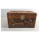 Ornately Carved Desk Box