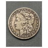 1884 Morgan Silver Dollar 1884 Morgan Silver Dollar