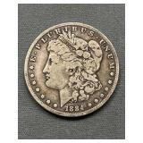 1884 Morgan Silver Dollar