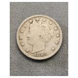 1883 Liberty Nickel - No Cents