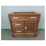Antique Wash Stand Base Antique Wash Stand Base