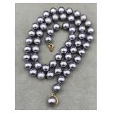 Sterling Tac Culture Pearl Necklace 24in Sterling Tac Culture Pearl Necklace 24in
