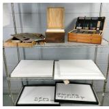 Lot Artists Supplies, Canvases, Pencils, Brushes Lot Artists Supplies, Canvases, Pencils, Brushes
